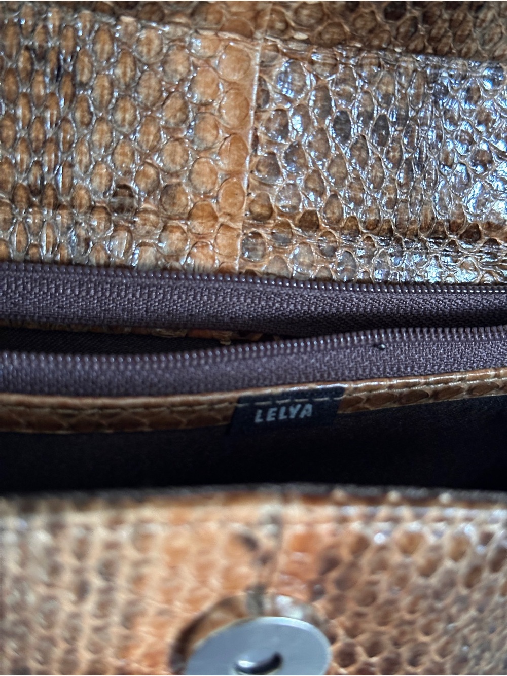 Vintage Snakeskin Purse - Picture 7 of 8